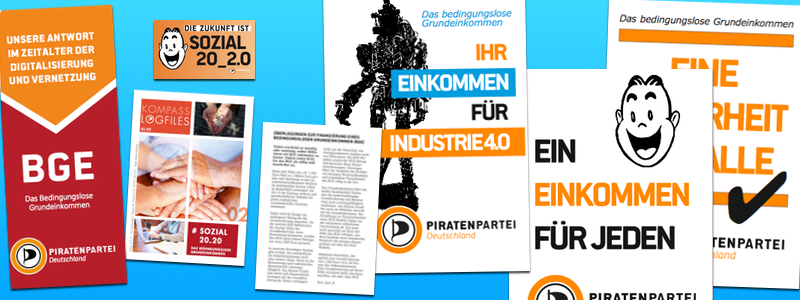 Die Infomaterialien zur Themenwoche BGE im Überblick