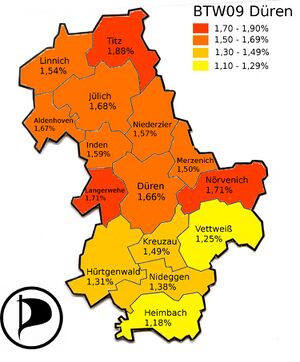 Wahlergebnisse im Kreis Düren