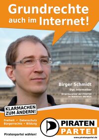 Plakat Direktkandidat Ansbach
