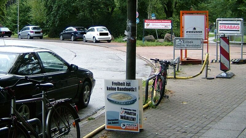 Datei:BTW09 Plakatierung Eilbek Eilbektal.jpg