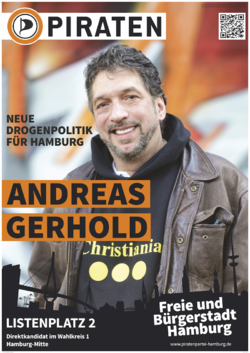 Listenplatz 2: NEUE DROGENPOLITIK FÜR HAMBURG - Andreas Gerhold