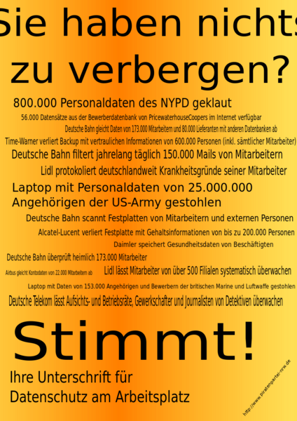 Datei:Plakat arbeitnehmerdatenschutz.svg