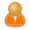 Tango Desktop Project Emblem-person-orange.svg