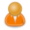 Tango Desktop Project Emblem-person-orange.svg