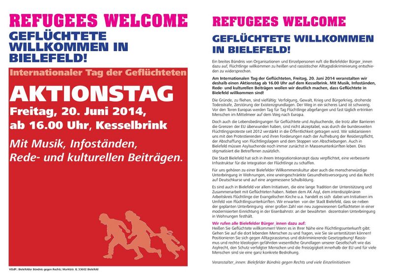 Datei:Gefluechtete Willkommen Bild.jpg