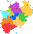 NRW Wahlkreise Bundestagswahl 2013 mit Lagerzuordnung.svg