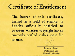 Certificate of entitlement to question copyright law.png