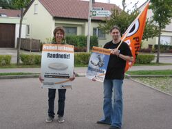 Auf dem Weg zu Schäubles Rede